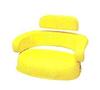 photo of Yellow leatherette upholstery, steel backed seat components (hardware not included).For tractor models 2510, 2520, 3010, 3020, 4010, 4020, 4030, 4230, 4320, 4430, 4520, 4620, 4630, 5010, 5020, 6030, 7020, 7520.