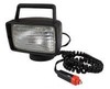 photo of Can be placed anywhere there is a metal surface. 3-1\2 inch x 6 inch weather resistant steel body (black), glass lens, flood pattern, 140 foot beam. Halogen bulb, 12 volt, 55 watt, replaceable. 12 foot cord with cigarette lighter plug.