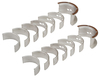 photo of Standard main bearings. For tractor models 806, 2806. (D361 CID Diesel 6-cylinder engine. Cupped head piston) and valves. For tractor models 806, 2806. (D361 CID Diesel 6-cylinder engine. Cupped head piston) and models 1206, 21206. (D361 CID Turbo Diesel 6-cylinder engine) and models 856, 2856 Tractors and 815 Combines with D407 and 1026, 1256, 21026, 21256 Tractors with DT 407. (D 407 CID and DT407 CID Turbo Diesel 6-cylinder engine. Cupped head piston. Piston Pin Diameter 1-1\2 inch).