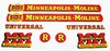 Minneapolis Moline R Decal Set