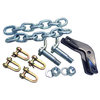 photo of This Drawbar Check Chain Kit includes: right hand\left hand anchors, 2 eyelets, 2 chains, 4 clevis with pins, and hardware. Fits: Jubilee, NAA, NAB, 2000 3 Cylinder, 2000 4 cylinder, 2600V, 2N, 3600V, 4000 4 Cylinder, 501, 600, 601, 700, 701, 800, 801, 8N, 900, 901, 2030, 2031, 2100, 2110, 2111, 2120, 2121, 2130, 2131, 2300, 2310, 2600, 2610, 2810, 2910, 3000, 3110, 3120, 3300, 3330, 3600, 3610, [4030, 4130, 4140 (4 cylinder)], 4031, 4040, 4100, 4110, 4120, 4121, 4131, 9N, Industrial: 231, 233, 333, 334, 335, 1801, 1811, 1821, 1841, 1871, 1881, 230A, 3400, 3500, 530A, Dexta, Super Dexta. Replaces: 957E597, 957E596, CBPN598A, NCA597B, NCA596B.