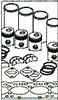 photo of Engine serial number MUST be given to determine proper Liner Kit ** Comes with Piston Liner Kit, Pistons, Piston rings, main bearings (please specify STD, .010, .020, .030), Conn rod bearings (STD, .010, .020, .030), cam bushing set, front and rear crank seals and complete gasket set. For tractor models 310, 350, 450, 450B, 480, 480B, 500, 580, 580C, 580CK, 580D with D207 CID 4 cyl engine ** Engine serial number MUST be given to determine proper Liner Kit **