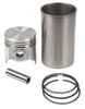 photo of Sleeve and Piston Kit for models 800, 801, 900, 901, 4000, Jubilee. All with 172 CID Gas, 4 Cylinder (1955-1964). Standard bore. For 4000 (1962-1964) that were sleeveless require block be bored. Sleeve and Piston Kit contains: pistons, sleeves, piston pins, retainers and chrome top and chrome steel rail oil control rings.