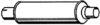 photo of Horizontal Exhaust Inlet inside diameter 1 7\8 inch, outlet outside diameter 2 inches, overall length 22 1\2 inches. For International 460, 460 Grove, 606 with C221 Gas or D236 Diesel Engines 504 (from serial number 3104) with D188 Diesel 560, 656, 660 with C263 Gas or D282 Diesel Engines. OEM number use R1750 inlet clamp, use R1751 outlet clamp.