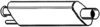 photo of With Aspirator Tube Vertical Exhaust Inlet I.D. - 3 15\16 - Flared Outlet O.D. - 4 Overall Length - 34 For 4520, 4620, 7020 Diesel. OEM# Use R1810 Clamp, Use R1807 Rain Cap