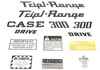 photo of Decal Set for Case Model 300 Tripl-Range