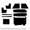 photo of With Headliner and Post Kit 10-Piece - Black. For tractor models 2470, 2670 with Two Doors.
