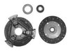 photo of This new single stage clutch kit includes a new pressure plate, a 10 inch, 10 spline, 1 3\8 inch hub, woven clutch disc. The release bearing (N1087), has an outside diameter of 3.500 inches, and inside diameter of 2.062 inches, and a thickness of .750 inches. This kit has two pilot bearings and two alignment tools (not shown) to accommodate different flywheels. The first pilot bearing (6202-2RS), has an outside diameter of 1.375 inches, and inside diameter of .590 inches, and a thickness of .470 inches. The second pilot bearing (6203-2RS), has an outside diameter of 1.574 inches, and inside diameter of .669 inches, and a thickness of .470. Used on tractors M, MI, MT, 320, 330, 435, 40, 420, 430, 440, MC. Replaces AM2575T, AM2576T, AM3983T