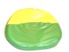 photo of Yellow & Green, 19 inches wide. Deluxe with 2 inches of foam. Fits only tractors that use a PAN type seat.