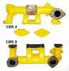 photo of This triple outlet manifold replaces OEM part numbers G2042 and A39231. For tractor models 430, 470, 480, 480B, 530, 570, 580, 580B, 310D, 310E, 310F, 310G, 420B, 420C, W3 Wheel Loader. This is for a gas engine. Replaces OEM# G2042. Gasket Set Sold Separately. This unit is made to fit multiple applications and may have more ports that your tractor needs, comes with block-off plates for those ports not used.