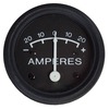 photo of For tractor models A, AO, AR, B, BO, BR, LA, LI, GN, GW, 50, 60, 70, 80, 320, 33, 520, 620, 630, 720, 730, 820, 830. This gauge has a plain face without a John Deere logo. This 20-0-20 ammeter has a metal base, glass lens, black faceplate and a black bezel. Replaces AM1864T, AF2749R.