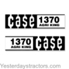 Case 1370 Decal Set