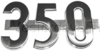 Farmall 350 Side Emblem