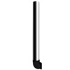 photo of For D. Chrome Straight Exhaust Pipe with Elbow. Double Walled with Elbow - 36 inches Tall - 4 inch OD