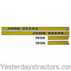 John Deere 1530 Decal Set, Hood