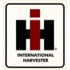 photo of  IH  logo, 7 inches printed on vinyl.
