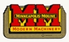 Minneapolis Moline ZAS MM Logo Decal