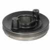 photo of Crankshaft Pulley. Used on John Deere 3010 gas, 3020 Gas and Diesel, 4000 Gas, 4020 Gas, and 4230 Gas. Replaces 	R47624, R34366