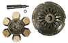 photo of Our new single stage clutch kit contains: 12.875 inch diameter, 27 spline single, 1 3\4 inch hub, single stage pressure plate assembly, Flywheel Step - .850 inch; 12.875 inch diameter, ceramic, spring driven, 10 spline, 1 1\4 inch hub, new clutch disc; pilot bearing and clutch alignment tool. NOTE: This kit does NOT come with a release bearing. Additional $15.00 shipping due to weight. This clutch kit fits the following tractor models: 1641, 1641F, 2040S, 2140, 2355N, 2550, 2555, 2650, 2650N, 2750, 2755, 2850, 2855, 2855N, 2940, 2950, 2955, 3040, 3050, 3140, 3150, 3355, 3640, and 3640S.