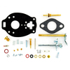 photo of Complete Carburetor Kit For Marvel-Schebler # TSX157. Kit contains all parts shown. For tractor models A, AV, B, BN and Super A.