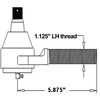 John Deere 4050 Tie Rod, Outer