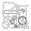 Ferguson TEF20 Bottom Gasket Set