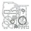 photo of Fits 23C Standard Motors Diesel Engine. For tractor models TO35, MF35, FE35, TEF20.