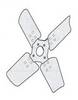 Massey Harris MH50 Fan Blade