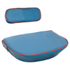 photo of Blue with Orange Trim for Major, Power Major and Super Major. Two piece base and back for original 2 piece seat.