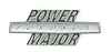 Ford Power Major Hood Emblem, Side