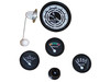 photo of For 4 speed transmissions. Kit includes proofmeter, 80 psi oil gauge, fuel gauge, temperature gauge, fuel sender (sending unit gasket part number B9NN9276A available separately) and light assembly. For tractor models 601, 611, 621, 631, 641, 651, 661, 671, 681, 701, 741, 771, (2000 1958-1964).