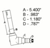 photo of This Spindle is used on Ford\New Holland 1110 (serial number UB02393> 9\1986> 2WD) and 1210 (serial number UC09506> 9\1986> 2WD). Replaces original part number SBA330301650.