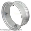 photo of Demountable; 10 X 24, 4 Loop. Used on Ford Compact models with 11.2-24 and 12.4-24 tires. This rim replaces Ford New Holland part numbers SBA336120320, 83921754, SBA336120630. This rim is used on 1520, 1620, 1700, 1710, 1720, 1900. Verify size before ordering. Tractors come equipped with more than one rim side. The rim width is measured from bead to bead across the inside of the rim, where the tire rests.