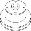 photo of This Water Pump Pulley is for tractor models 820, 830, 1020, 1520, 2020, 2030, 2510, 2520, 210C, 290D, 300B, 301A, 302, 302A, 310A, 310B, 350, 350B, 350C, 350D, 400G, 401B, 401C, 401D, 410, 440, 440A, 440B, 450, 450B, 450C, 450D, 450E, 455D, 480C, 482C, JD380, JD401, JD480, JD480A, JD480B. Replaces T30721.