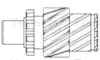 photo of 16\12\12 spline, 4.020  long. For tractor models (1020, 1520, 1530, 2020, 2030, 2040, 2240, 2440 SN# up to 340999 less hi-lo shift), 1030, 1120, 1130, 1140, 1350, 1550, 1630, 1640, 1750, 1830, 1840, 1850, 2120, 2150, (2155, 2355, 2555 less reverser), 2250, 2255, 2350, 2450, 2550, 820, 830, 840, 920, 940, 1040.