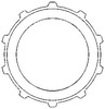 John Deere 3055 Clutch Plate, Powershaft