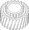 John Deere 1520 Transmission Countershaft Low Range Gear