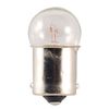 photo of This 12 Volt Bulb is a Single contact with a Bayonet base. It is 0.59 amps. The base diameter is 0.595 inches. It is used in many tail lights and dash lights. May be used when changing from 6 to 12 Volts.