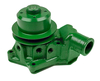 photo of Water pump with 1 groove, cast 5-inch diameter pulley. For diesel models: 820, 830, 1020, 1030, 1520, 2020, 2030, 2040, 2240 (prior to SN# 349999), 2440. Replaces John Deere casting numbers R51039, R55758.