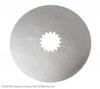 photo of Brake center plate~ 15 diameter~.185 thick~ 15 teeth.Can be used with Sunshaft R59928 or R62685 for Tractors:4000 with 51mm final drive, 4020 with 51mm final drive, 4040, 4050 except Hi Crop, 4230 SN# 015453 and up except Hi Crop, 4240 except Hi Crop, 4250 e For 4240, 4440. **PLEASE VERIFY THICKNESS NEEDED FOR YOUR APPLICATION***