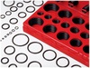 photo of This O-ring assortment contains 407 pieces in 32 different sizes, all in a convenient re-sealable plastic case. Each O-ring is made of a high quality nitrile butadiene rubber and range in size from 1\4 inch outside diameter to 2 1\4 inches outside diameter.