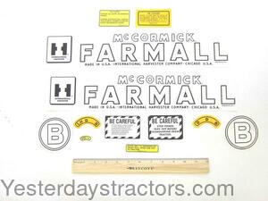 Farmall B Decal Set IHCB