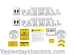Farmall Super A Decal Set IHCSA