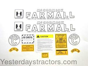 Farmall Super C Decal Set IHCSC