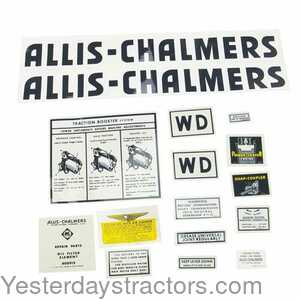 Allis Chalmers WD WD Decal Set 100139