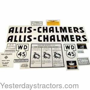 Allis Chalmers WD45 WD45 Decal Set 100140