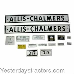 100151 D17 Decal Set 100151