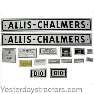 Allis Chalmers D10 Decal Set 100157