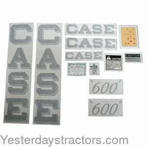 Case 600 Case 600 Decal Set 100382