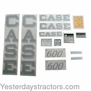 Case 600 Case 600 Decal Set 100383